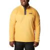 imageColumbia Mens Steens Mountain Half Snap Pullover JacketRaw Honey  Shark