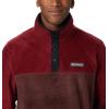 imageColumbia Mens Steens Mountain Half Snap Pullover JacketRed LodgeRed JasperBlack