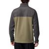 imageColumbia Mens Steens Mountain Half Snap Pullover JacketStone Green  Shark