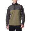 imageColumbia Mens Steens Mountain Half Snap Pullover JacketStone Green  Shark