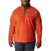 imageColumbia Mens Steens Mountain Half Snap Pullover JacketWarp Red  Shark