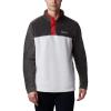 imageColumbia Mens Steens Mountain Half Snap Pullover JacketNimbus GreySharkMountain Red