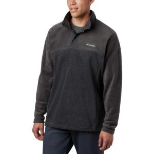 imageColumbia Mens Steens Mountain Half Snap Pullover JacketCharcoal HeatherShark