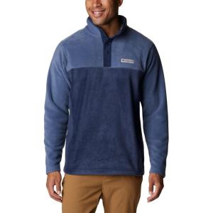 imageColumbia Mens Steens Mountain Half Snap Pullover JacketCollegiate Navy  Dark Mountain