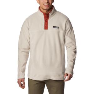 imageColumbia Mens Steens Mountain Half Snap Pullover JacketDark StoneWarp Red