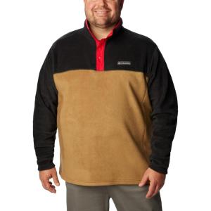 imageColumbia Mens Steens Mountain Half Snap Pullover JacketDeltaBlackMountain Red