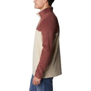 imageColumbia Mens Steens Mountain Half Snap Pullover JacketLight RaisinAncient Fossil