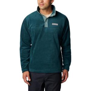 imageColumbia Mens Steens Mountain Half Snap Pullover JacketNight Wave  Metal