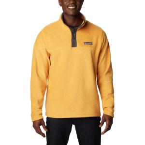 imageColumbia Mens Steens Mountain Half Snap Pullover JacketRaw Honey  Shark
