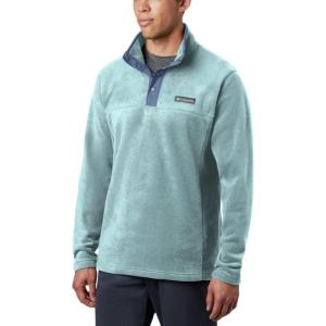 imageColumbia Mens Steens Mountain Half Snap Pullover JacketSky BlueDark Mountain