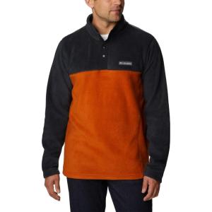 imageColumbia Mens Steens Mountain Half Snap Pullover JacketWarm CopperBlack
