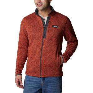 imageColumbia Mens Sweater Weather Full ZipWarp Red Heather