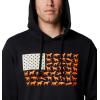 imageColumbia Mens PHG Game Flag Ii HoodieBlackBlaze Dog Flag