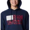 imageColumbia Mens PHG Game Flag Ii HoodieCollegiate Navy  White Cast N Blast