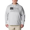 imageColumbia Mens PHG Game Flag Ii HoodieCool Grey  Black Cast N Blast