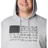 imageColumbia Mens PHG Game Flag Ii HoodieCool Grey  Black Cast N Blast