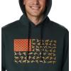 imageColumbia Mens PHG Game Flag Ii HoodieDark ForestSahara Waterfowl Flag