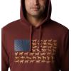imageColumbia Mens PHG Game Flag Ii HoodieRed Rocks  Sahara Dog Flag