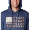 imageColumbia Mens PHG Game Flag Ii HoodieZinc  Dark Stone Dog Flag