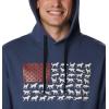 imageColumbia Mens PHG Game Flag Ii HoodieZincChalk Dog Flag