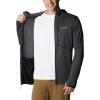 imageColumbia Mens Park View Fleece Full Zip HoodieBlack Heather