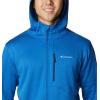 imageColumbia Mens Park View Fleece Full Zip HoodieBright Indigo HeatherCollegiate Navy