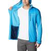 imageColumbia Mens Park View Fleece Full Zip HoodieCompass Blue Heather