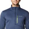 imageColumbia Mens Park View Fleece Half ZipCollegiate Navy Heather  Legacy