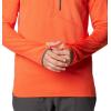 imageColumbia Mens Park View Fleece Half ZipRed Quartz Heather
