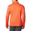 imageColumbia Mens Park View Fleece Half ZipRed Quartz Heather
