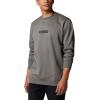 imageColumbia Mens Trek CrewCharcoal HeatherPuff Box Gem Logo