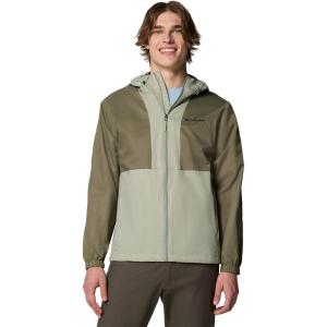 imageColumbia Mens Glenbrook Bend Rain JacketStone GreenSafari