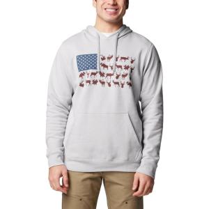imageColumbia Mens PHG Game Flag Ii HoodieCool GreyZinc Big Game Flag