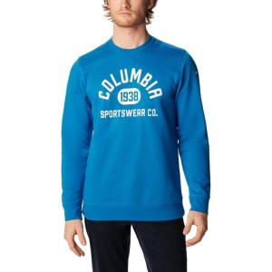 imageColumbia Mens Trek CrewBright Indigo  College Life Graphic