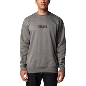 imageColumbia Mens Trek CrewCharcoal HeatherPuff Box Gem Logo