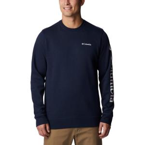imageColumbia Mens Trek CrewCollegiate NavyCsc Sleeve Logo