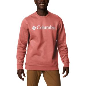 imageColumbia Mens Trek CrewDark CoralCsc Branded Logo