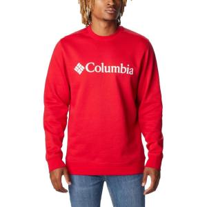 imageColumbia Mens Trek CrewMountain Red  Csc Branded Logo
