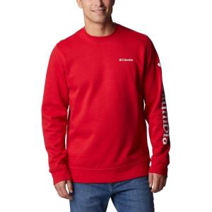 imageColumbia Mens Trek CrewMountain RedCsc Sleeve Logo
