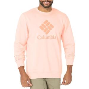 imageColumbia Mens Trek CrewPeach BlossomCsc Stacked Graphic
