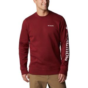 imageColumbia Mens Trek CrewRed JasperCsc Sleeve Logo