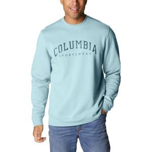 imageColumbia Mens Trek CrewSky BlueArched Brand Logo