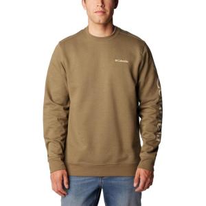 imageColumbia Mens Trek CrewStone Green  Csc Sleeve Logo