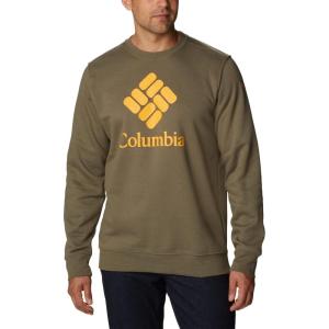 imageColumbia Mens Trek CrewStone GreenCsc Stacked Logo