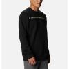 imageColumbia Mens M Logo Fleece CrewBlack Csc Bar