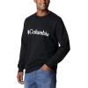 imageColumbia Mens M Logo Fleece CrewBlackWhiteCsc Branded Logo