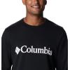 imageColumbia Mens M Logo Fleece CrewBlackWhiteCsc Branded Logo