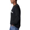 imageColumbia Mens M Logo Fleece CrewBlackWhiteCsc Branded Logo