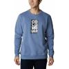 imageColumbia Mens M Logo Fleece CrewBluestoneCsc Stacked Frame Camo