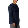 imageColumbia Mens M Logo Fleece CrewCollegiate NavyBluestone Csc Sleeve